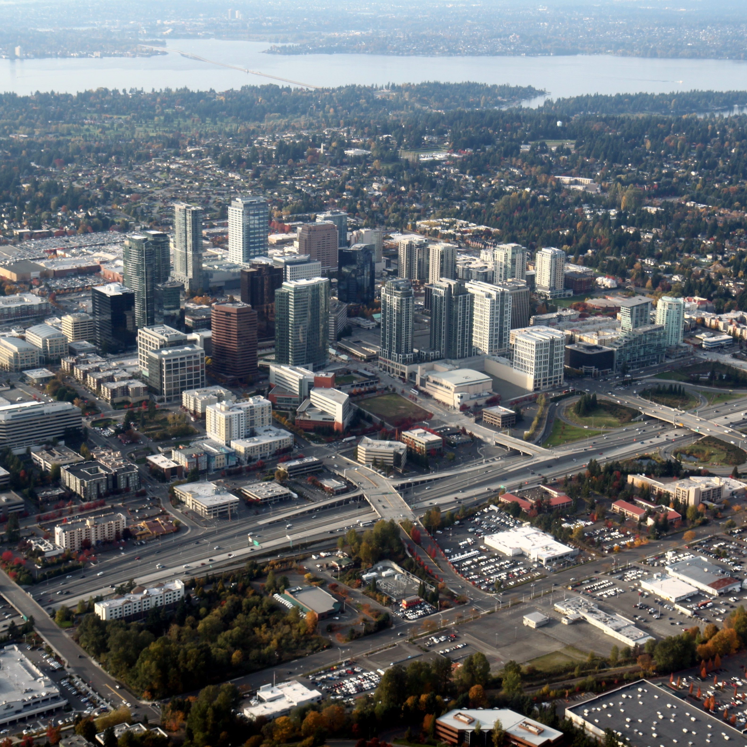 Bellevue, Washington aerial photo